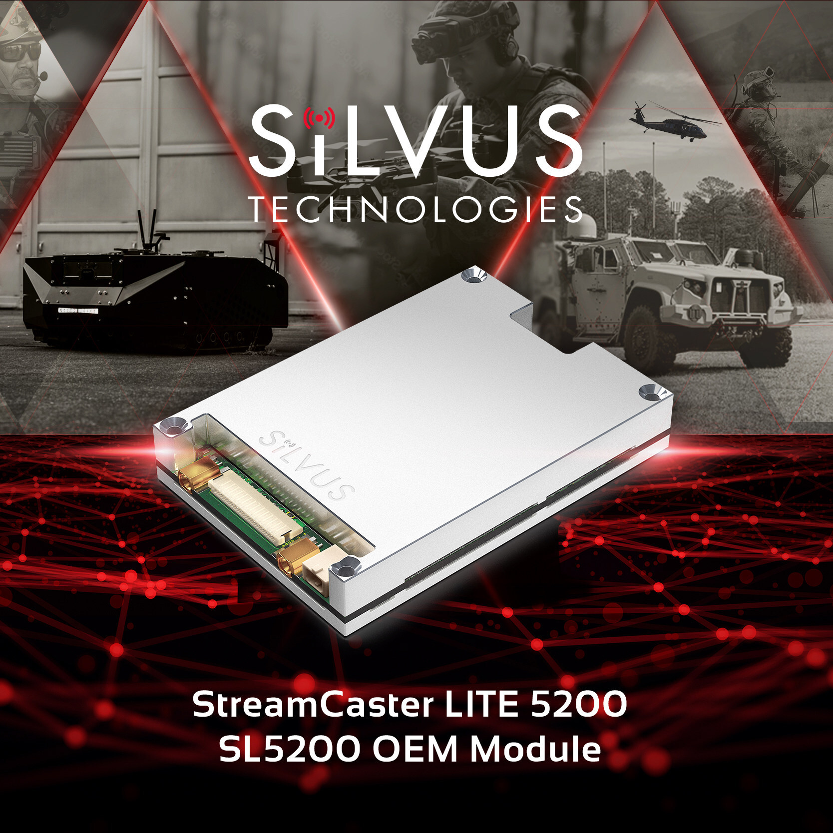 Read more about the article Silvus Technologies Unveils StreamCaster LITE 5200