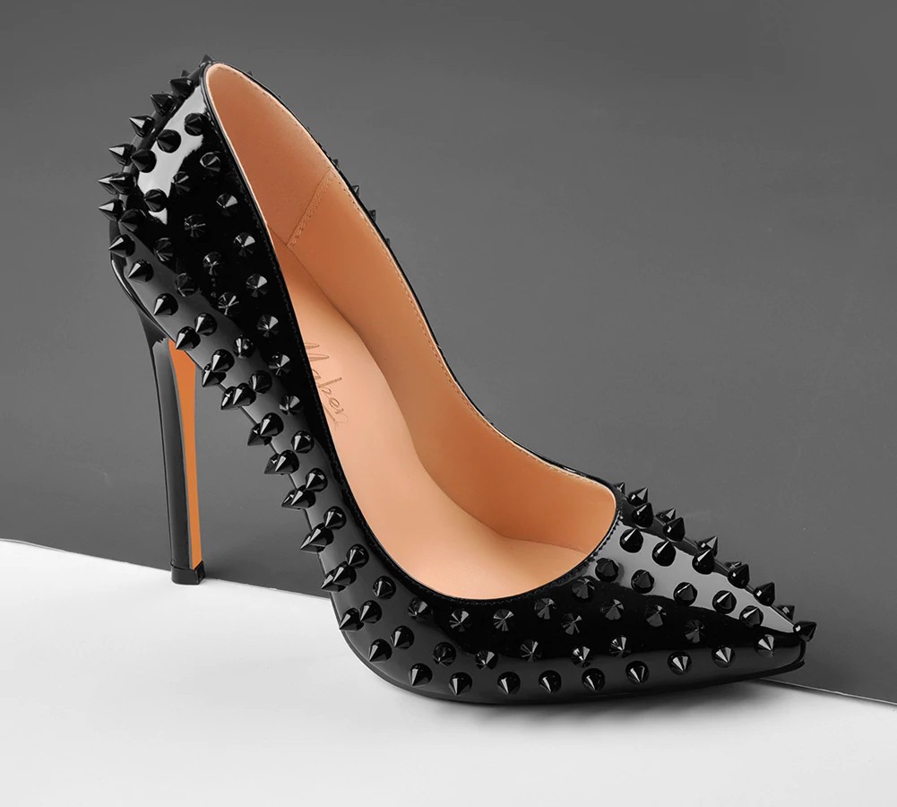 Studded High Heels